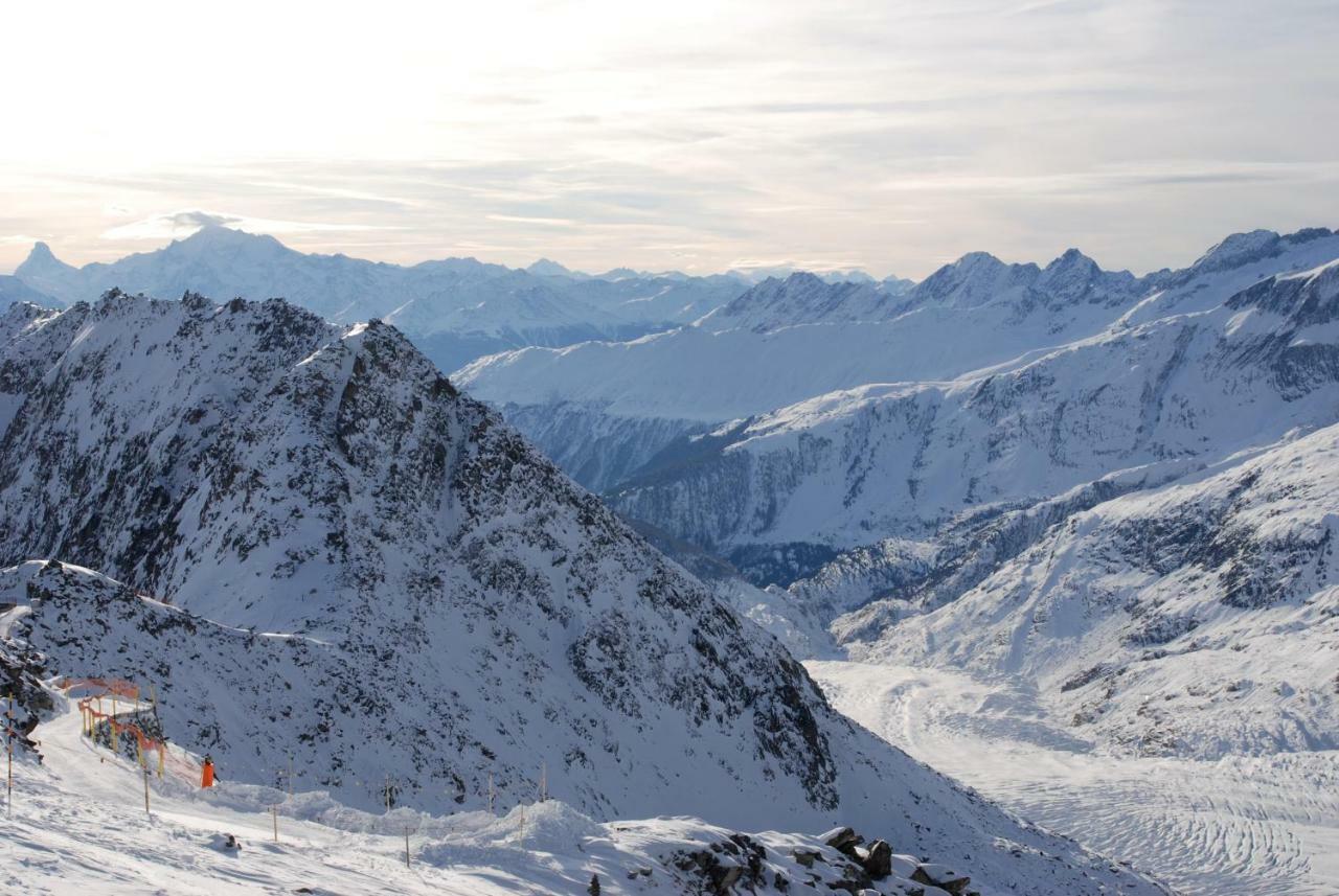 Mischabelblick Apartamento Fiesch Exterior foto